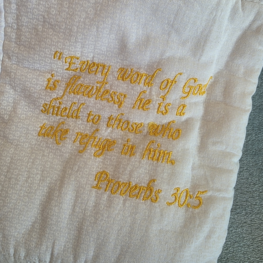 White Baby Blanket - Picture 7 of 12